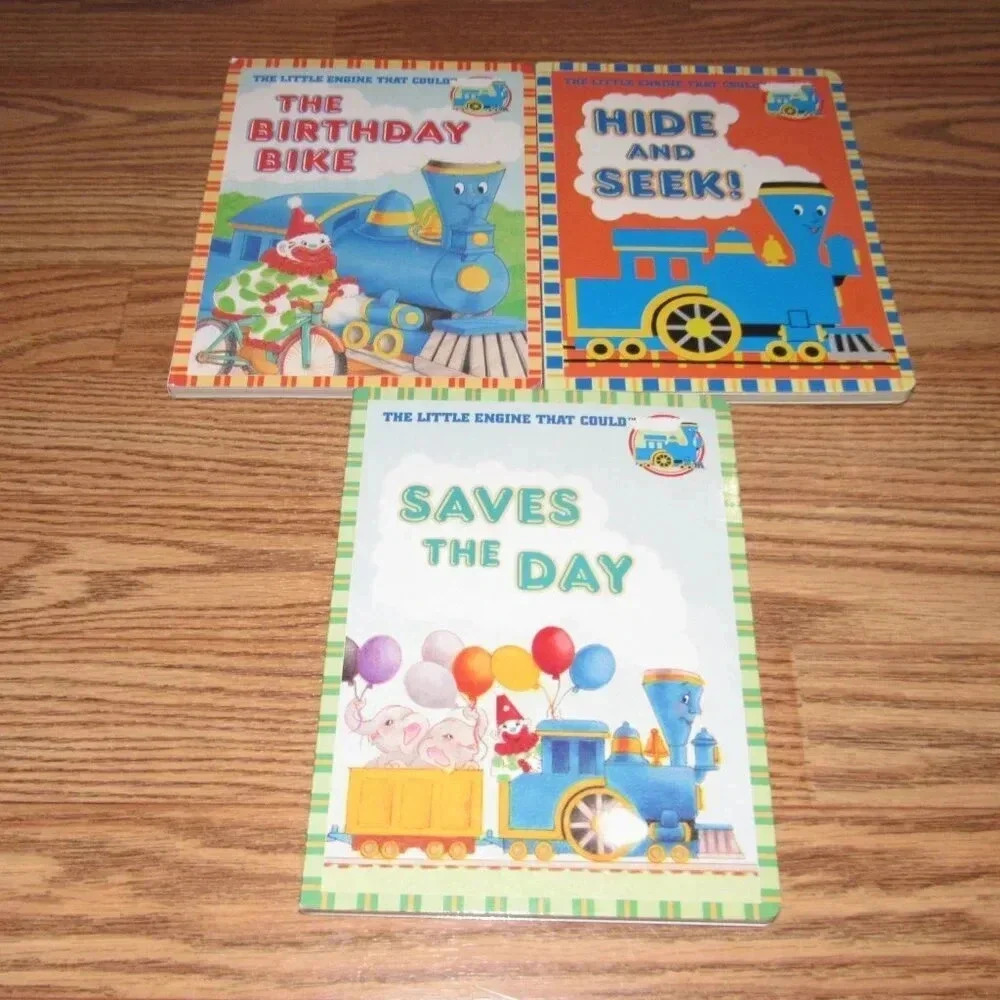 Lot of (3) “THE LITTLE ENGINE THAT COULD” Board Books~Hide and Seek! + more